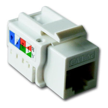 Розетка компьютерная RJ45 ABB BASIC 55, , белый, 2CKA000225A0153