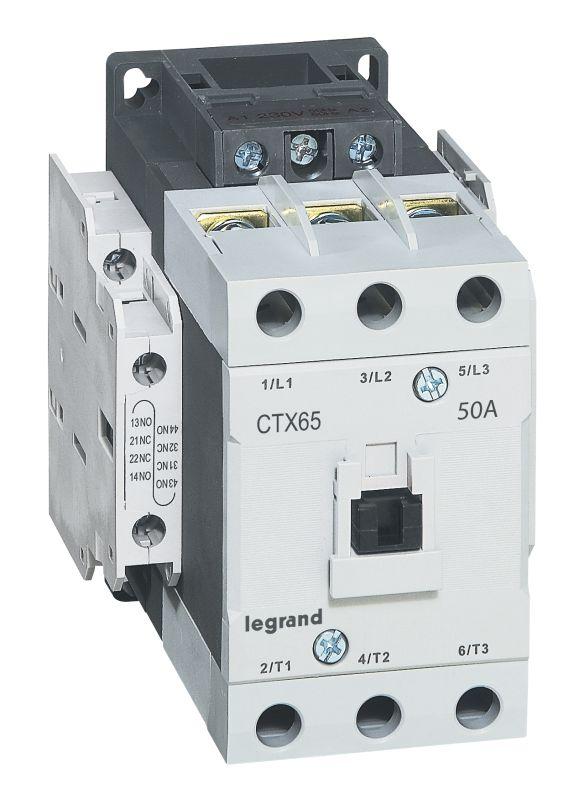 Контактор Legrand CTX-3 3P 50А 2НО 2HЗ =24В 416141