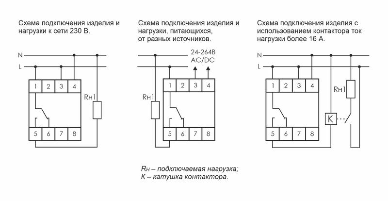 Реле времени астрономическое PCZ-525 24-264В AC/DC 16А 1 переключ. контакт IP20 1 канал монтаж на DIN-рейке F&F EA02.002.005